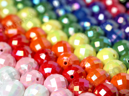20mm Faceted Gumball Beads - WhimsyandPOP