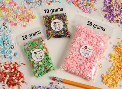Sprinkles Mix, DIY Polymer Clay Charms, Slime Charms, Slime Clay, Kawaii Nail Charms, Slime Sprinkles, Phone Case Clay