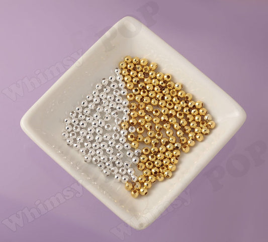 5mm Spacer Beads - Gold or Silver Beads