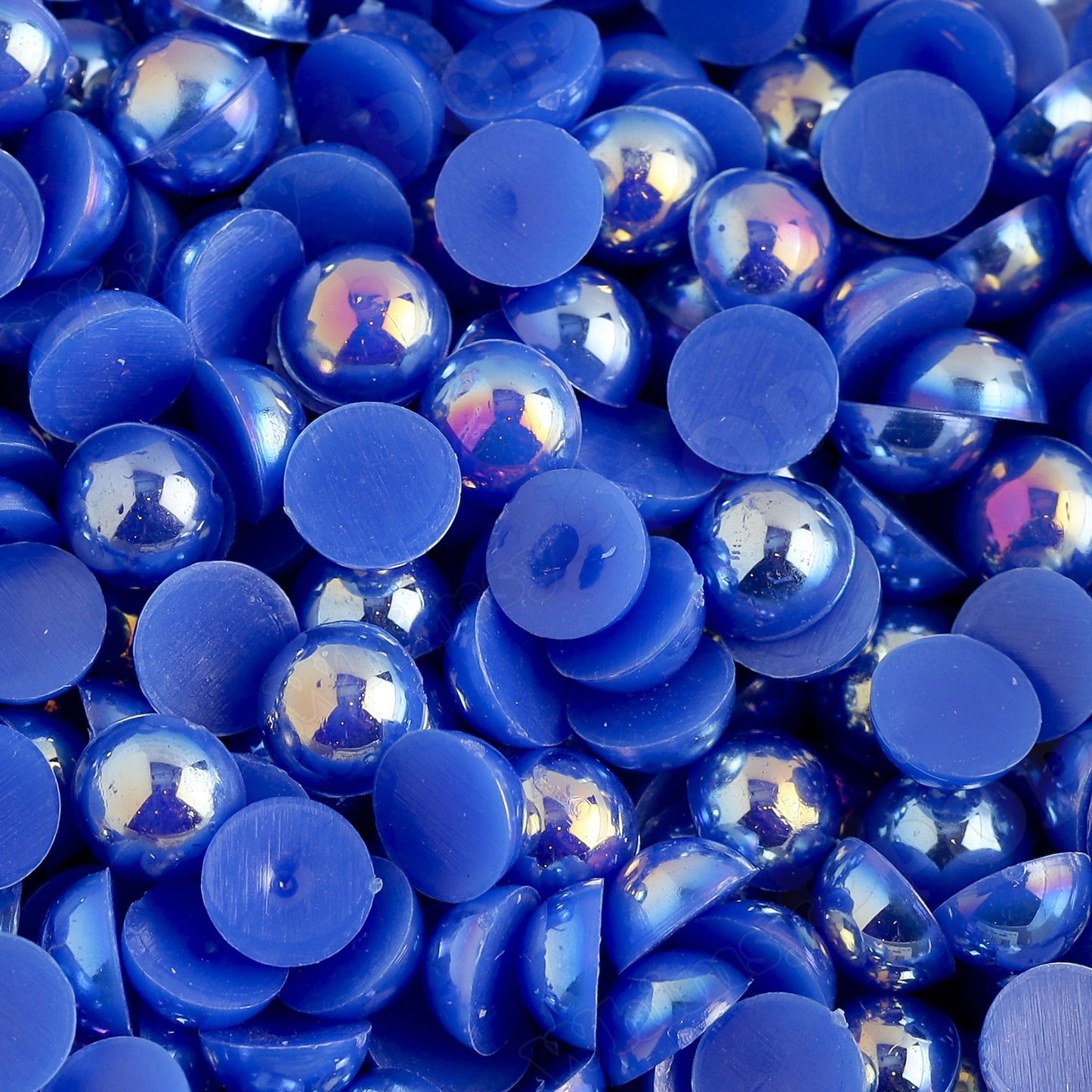 8mm AB Flatback Pearl Cabochons in a Variety of Colors