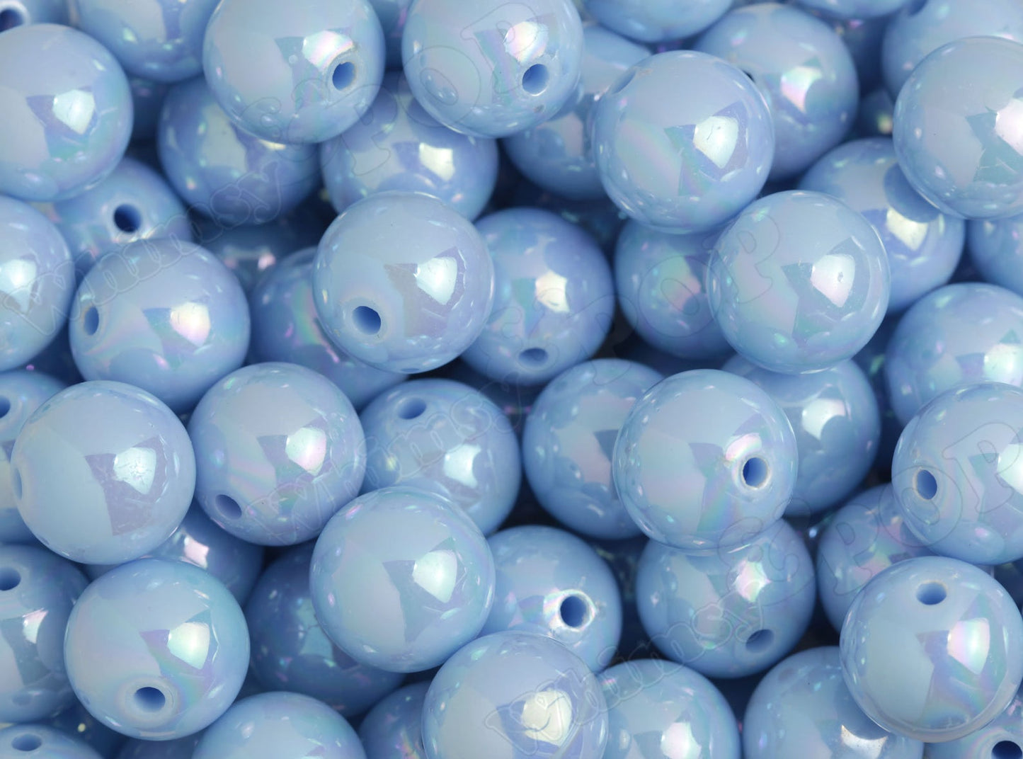 20mm Glossy AB Gumball Beads