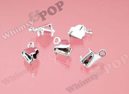 Gold or Silver Tone Piano Charms, 17mm (1-4C)