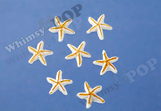 OVERSTOCK SALE Resin Two-Toned Starfish Flatback Cabochons, Starfish Cabochons, Sea Cabochon, 17mm  (R10-003) Slime Beads
