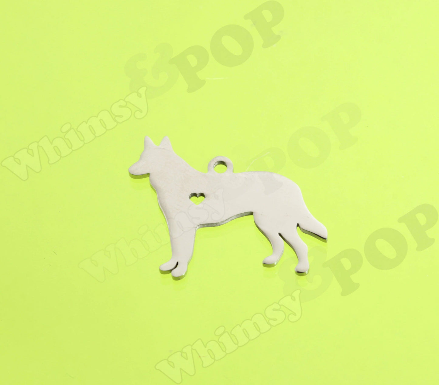 Silver Dog Animal Jewelry Charms, Many Breeds to Choose From