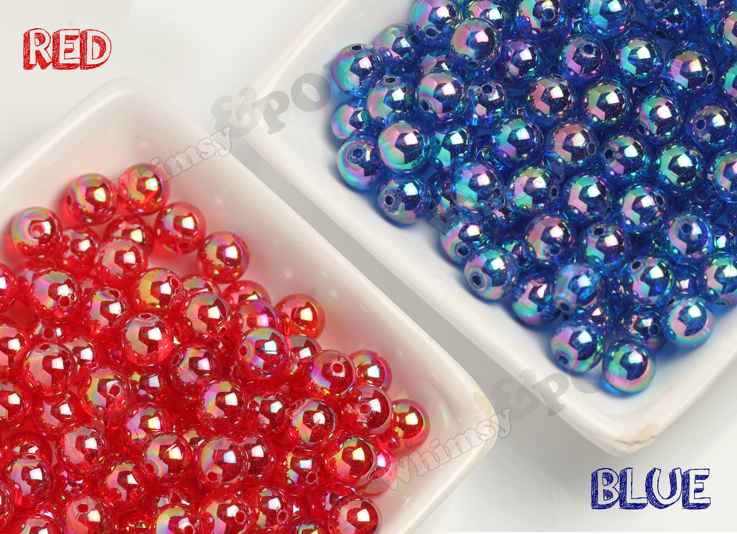 10mm Round Transparent Colorful Spacer Beads for Jewelry Making