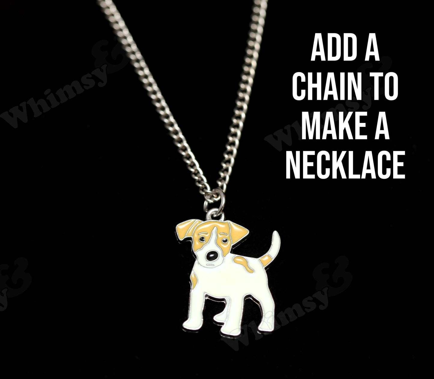 WhimsyandPOP dog charms used as a necklace