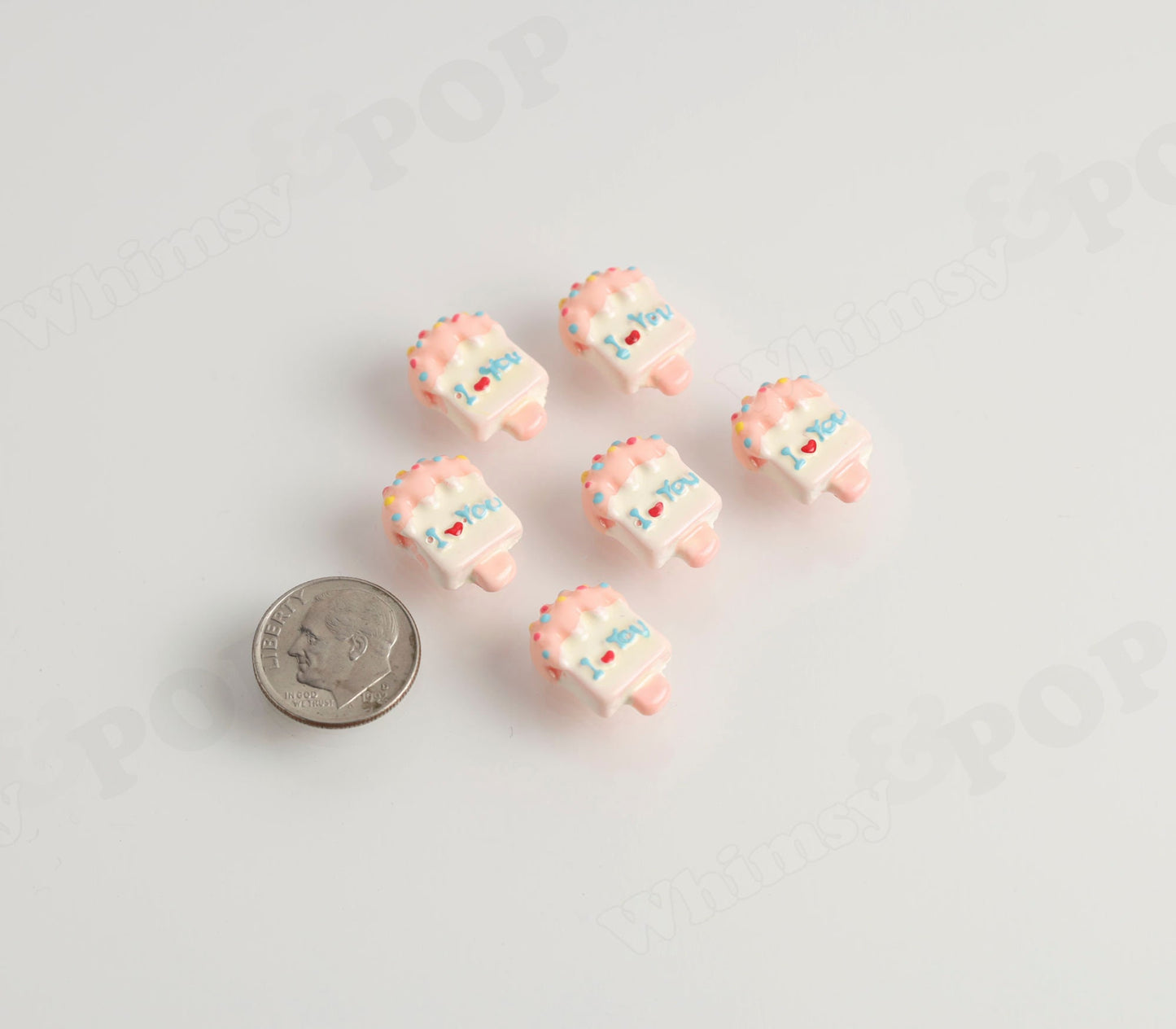 Ice Cream Cabochons, Kawaii Cabochons, Ice Cream Cone Double Scoop Resin Flatback Cabochons, 12mm x 23mm (R6-075) Slime Beads