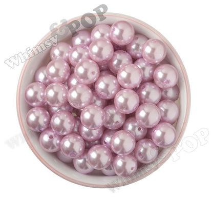 COOL PINK 16mm Metallic Pearl Gumball Beads - WhimsyandPOP