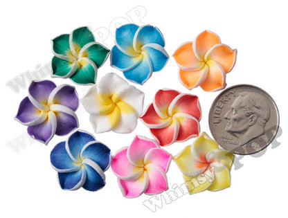 MIXED Color 15mm Plumeria Flower Beads - WhimsyandPOP