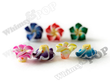 MIXED Color 15mm Plumeria Flower Beads - WhimsyandPOP