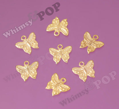 Butterfly Gold Tone Charms - WhimsyandPOP