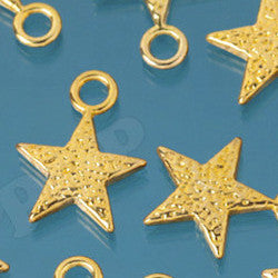 Shiny Star Gold Tone Charms - WhimsyandPOP